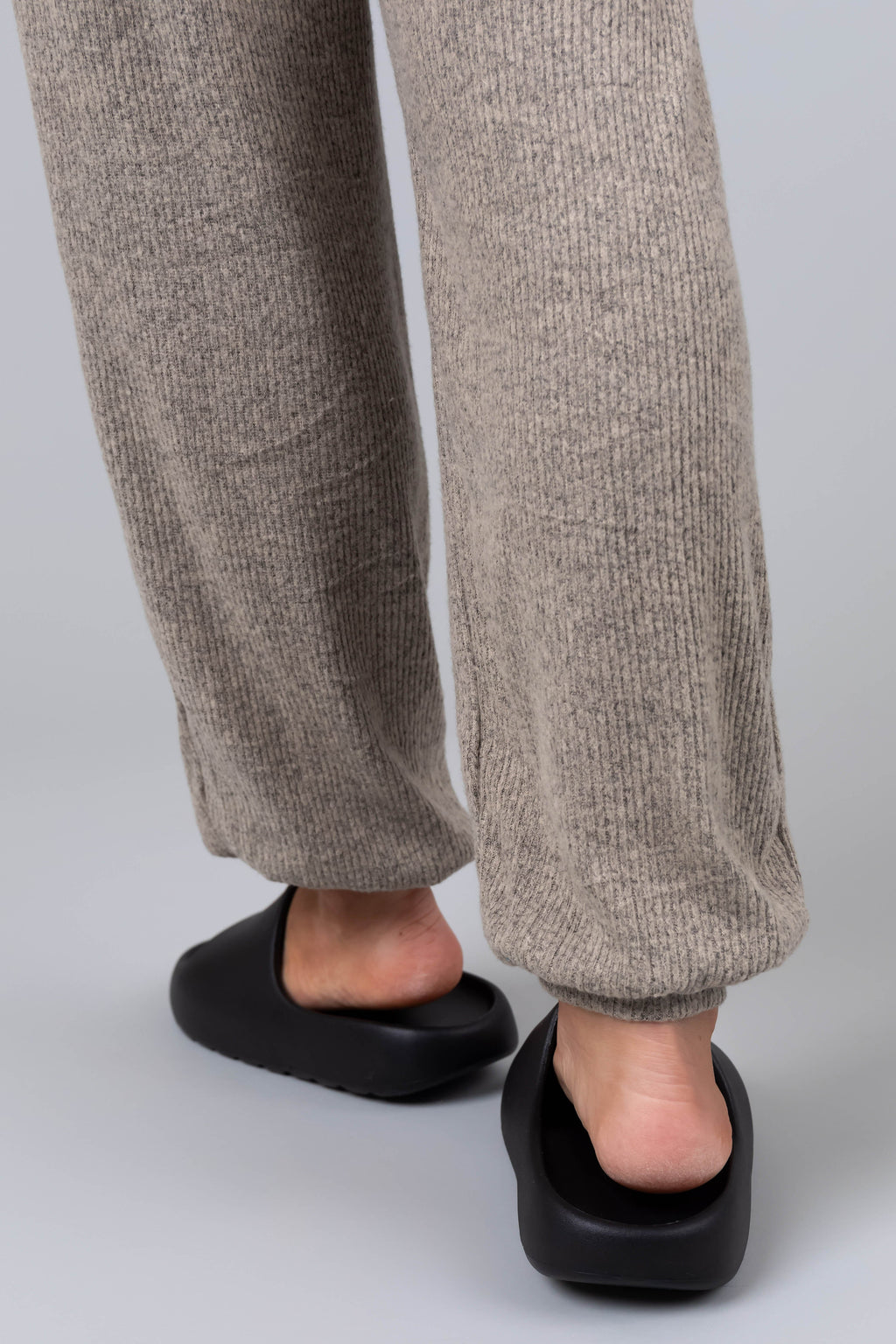 Women's Black Foam Slide Sandals